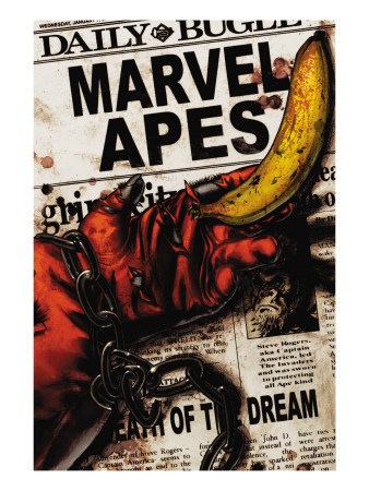 Marvel Apes #4 Cover: Marvel Universe by John Watson Pricing Limited Edition Print image