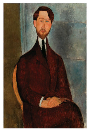 Portrait Of Leopold Zborowski by Amedeo Modigliani Pricing Limited Edition Print image