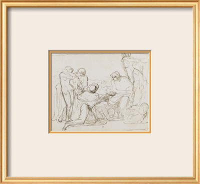 Etude Pour Timon D'athènes by Thomas Couture Pricing Limited Edition Print image