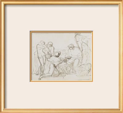 Etude Pour Timon D'athenes by Thomas Couture Pricing Limited Edition Print image
