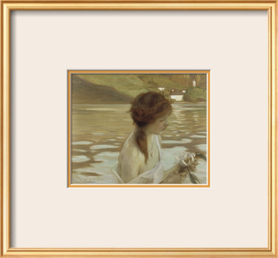 Jeune Fille Dans Un Paysage by Paul Chabas Pricing Limited Edition Print image