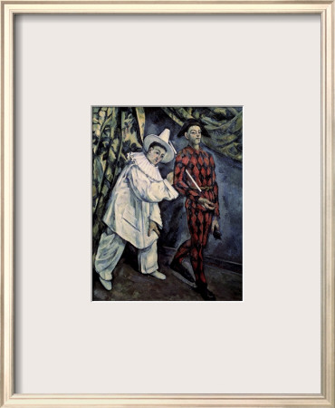 Pierrot And Harlequin by Paul Cezanne Pricing Limited Edition Print image