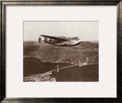 Boeing B-314 Over San Francisco Bay, California 1939 by Clyde Sunderland Pricing Limited Edition Print image