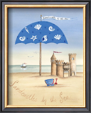 Sandcastles By The Sea by Katharine Gracey Pricing Limited Edition Print image