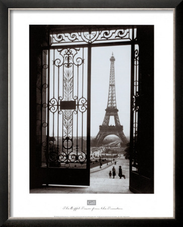 Eiffel Tower From The Trocadero by Gall Pricing Limited Edition Print image