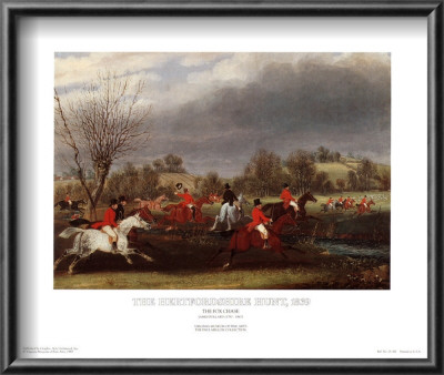 The Fox Chase by James Pollard Pricing Limited Edition Print image