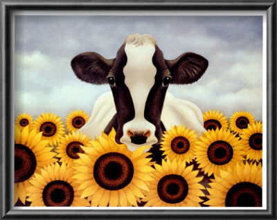 Surrounded By Sunflowers by Lowell Herrero Pricing Limited Edition Print image
