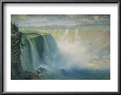 Blue Niagara, C.1884 by George Inness Pricing Limited Edition Print image