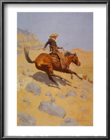 The Cowboy by Frederic Sackrider Remington Pricing Limited Edition Print image