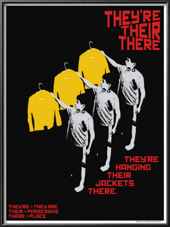 Grasping Grammar: They're There Their by Christopher Rice Pricing Limited Edition Print image
