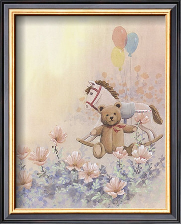 Bear And Rocking Horse by T. C. Chiu Pricing Limited Edition Print image