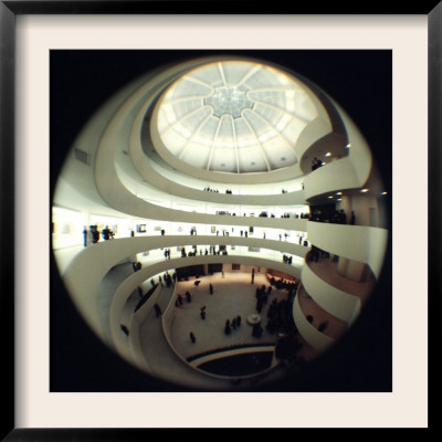 Interior Views Of The Frank Lloyd Wright Designed, Solomon R. Guggenheim Museum by Dmitri Kessel Pricing Limited Edition Print image