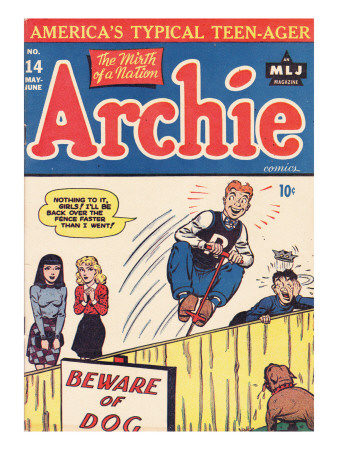 Archie Comics Retro: Archie Comic Book Cover #14 (Aged) by Bill Vigoda Pricing Limited Edition Print image