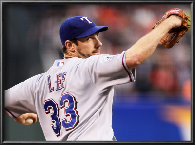 Texas Rangers V San Francisco Giants, Game 1: Cliff Lee by Ezra Shaw Pricing Limited Edition Print image