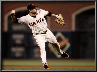 Texas Rangers V San Francisco Giants, Game 1: Freddy Sanchez by Ezra Shaw Pricing Limited Edition Print image