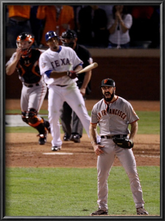 Texas Rangers V. San Francisco Giants, Game 5:  Brian Wilson by Christian Petersen Pricing Limited Edition Print image