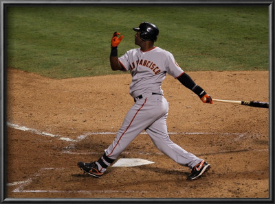 Texas Rangers V. San Francisco Giants, Game 5:  Edgar Renteria by Stephen Dunn Pricing Limited Edition Print image