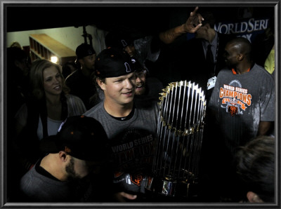 Texas Rangers V. San Francisco Giants, Game 5:  Matt Cain Of The San Francisco Giants by Ronald Martinez Pricing Limited Edition Print image