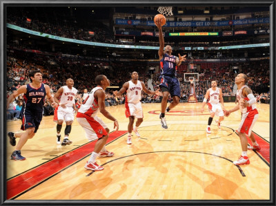 Atlanta Hawks V Toronto Raptors: Jamal Crawford by Ron Turenne Pricing Limited Edition Print image