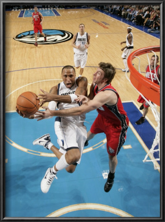 New Jersey Nets V Dallas Mavericks: Shawn Marion And Troy Murphy by Glenn James Pricing Limited Edition Print image