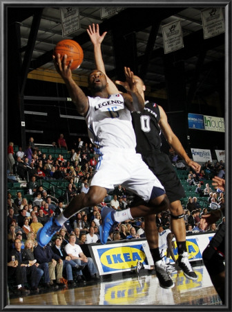 Austin Toros V Texas Legends: Dominique Jones And Garrett Williamson by Layne Murdoch Pricing Limited Edition Print image