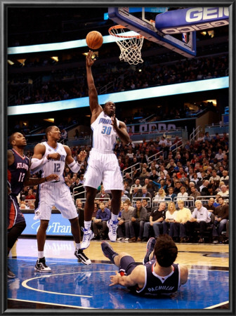 Atlanta Hawks V Orlando Magic: Brandon Bass by Sam Greenwood Pricing Limited Edition Print image