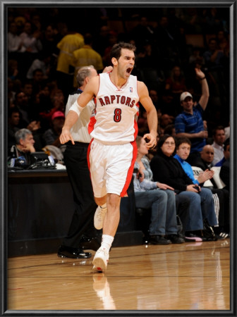 Philadelphia 76Ers V Toronto Raptors: Jose Calderon by Ron Turenne Pricing Limited Edition Print image