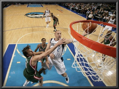 Milwaukee Bucks V Dallas Mavericks: Jason Kidd And Andrew Bogut by Glenn James Pricing Limited Edition Print image