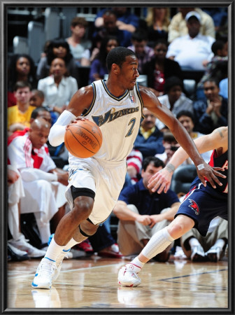 Washington Wizards V Atlanta Hawks: John Wall by Scott Cunningham Pricing Limited Edition Print image