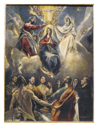Coronation Of The Virgin by El Greco Pricing Limited Edition Print image