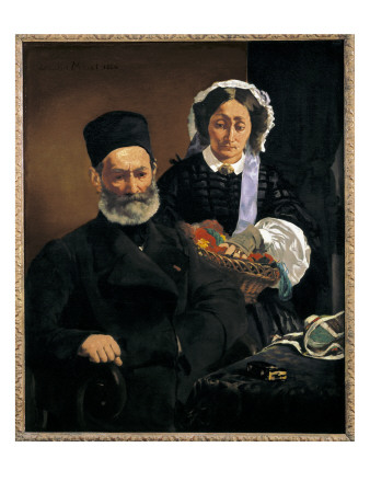 Portrait Of Monsieur And Madame Auguste Manet by Édouard Manet Pricing Limited Edition Print image