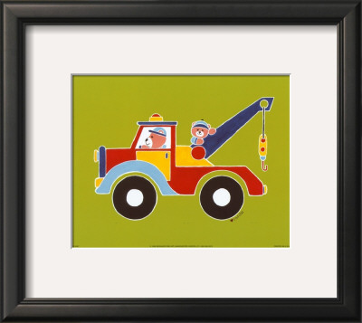 Bear In A Tow Truck by Shelly Rasche Pricing Limited Edition Print image
