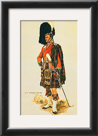 The Queen's Own Cameron Highlanders by A. E. Haswell Miller Pricing Limited Edition Print image