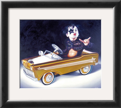 Kiss Kid In Kar by Ron English Pricing Limited Edition Print image