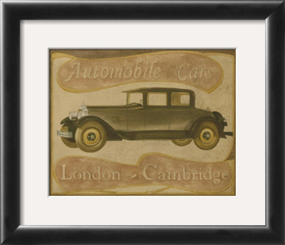 Automobile, London And Cambridge by Lucciano Simone Pricing Limited Edition Print image