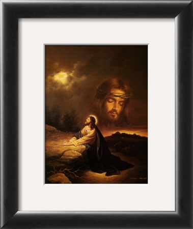Praying At Gethsemane by Myung Bo Pricing Limited Edition Print image