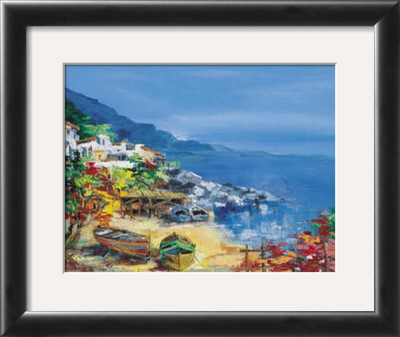 Barche A Riva by Antonio Di Viccaro Pricing Limited Edition Print image