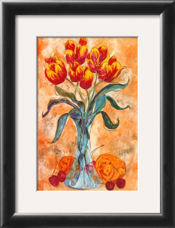 Tulips In A Vase by Gemma Cotsen Pricing Limited Edition Print image