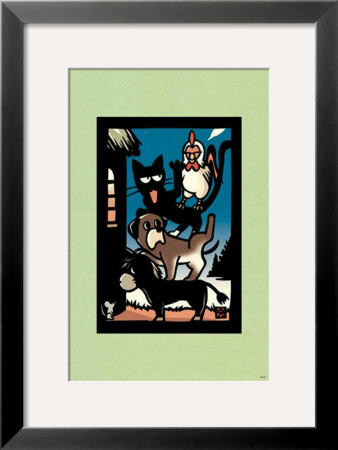The Bremen Town Musicians by Ryo Takagi Pricing Limited Edition Print image
