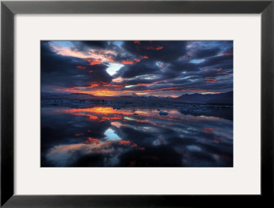 Icelandic Sunset by Maciej Duczynski Pricing Limited Edition Print image