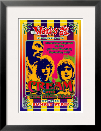 Cream At The Whiskey A-Go-Go by Dennis Loren Pricing Limited Edition Print image