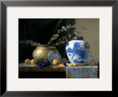 Blue China Vase by Joan Potter Pricing Limited Edition Print image