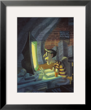 Cybersquatter by Justin Bua Pricing Limited Edition Print image