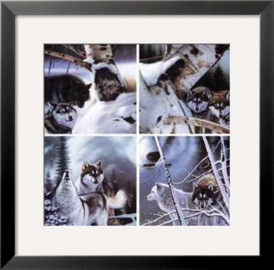 Wolf Quadrant by Daniel Renn Pierce Pricing Limited Edition Print image