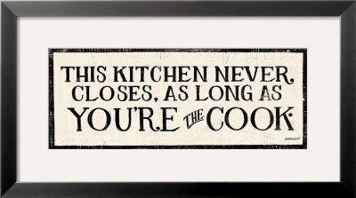 You're The Cook by Kathrine Lovell Pricing Limited Edition Print image