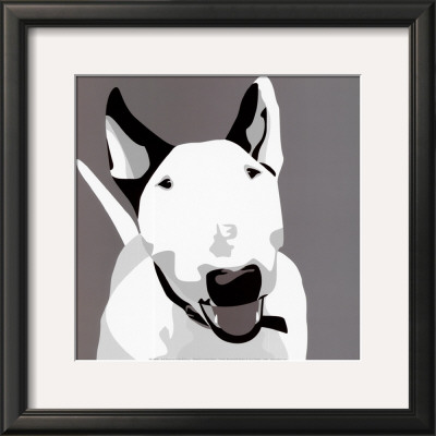 Bull Terrier by Emily Burrowes Pricing Limited Edition Print image