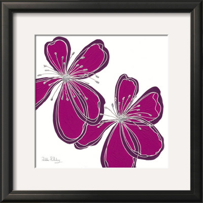 Purple Flower Duo by Debbie Halliday Pricing Limited Edition Print image