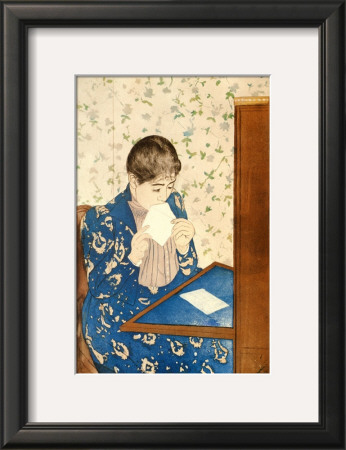 The Letter by Mary Cassatt Pricing Limited Edition Print image