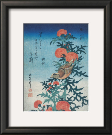 Thistle And Crossing by Katsushika Hokusai Pricing Limited Edition Print image