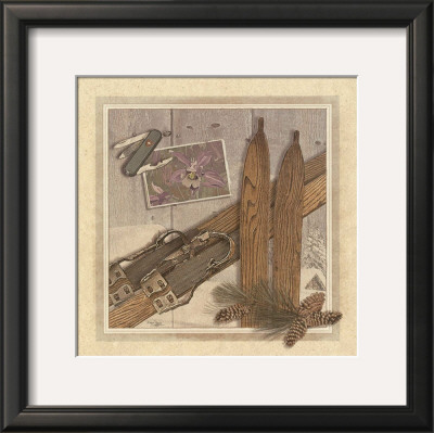 Skis Et Couteau by Bruno Pozzo Pricing Limited Edition Print image